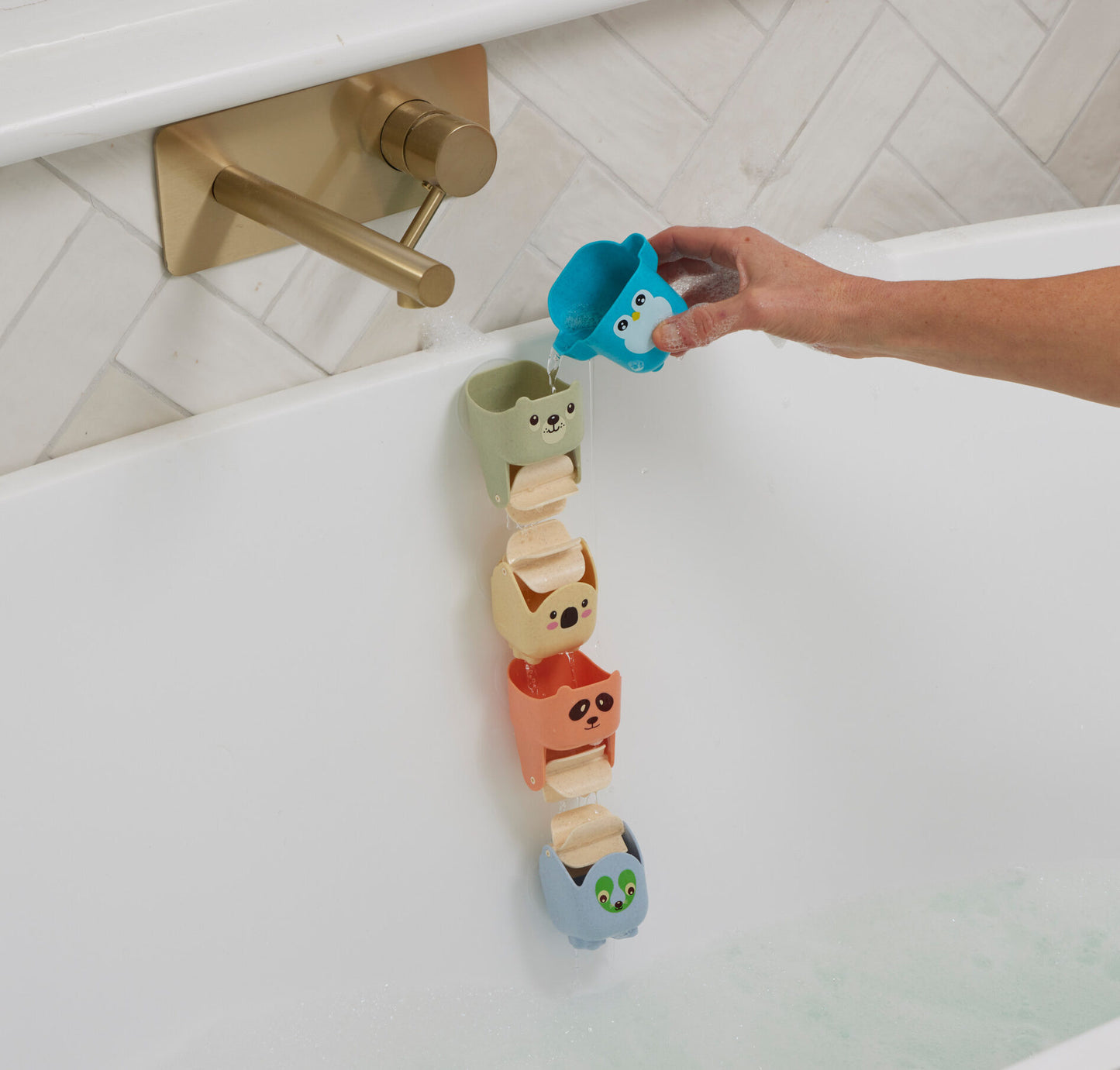 Jiggle & Giggle - Eco-Friendly Splash & Spin Bath Animals
