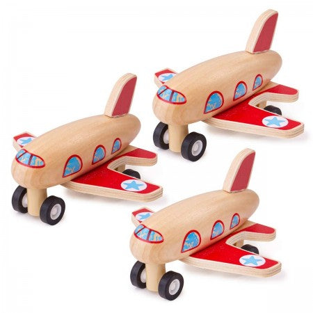 Bigjigs Pull Back Plane