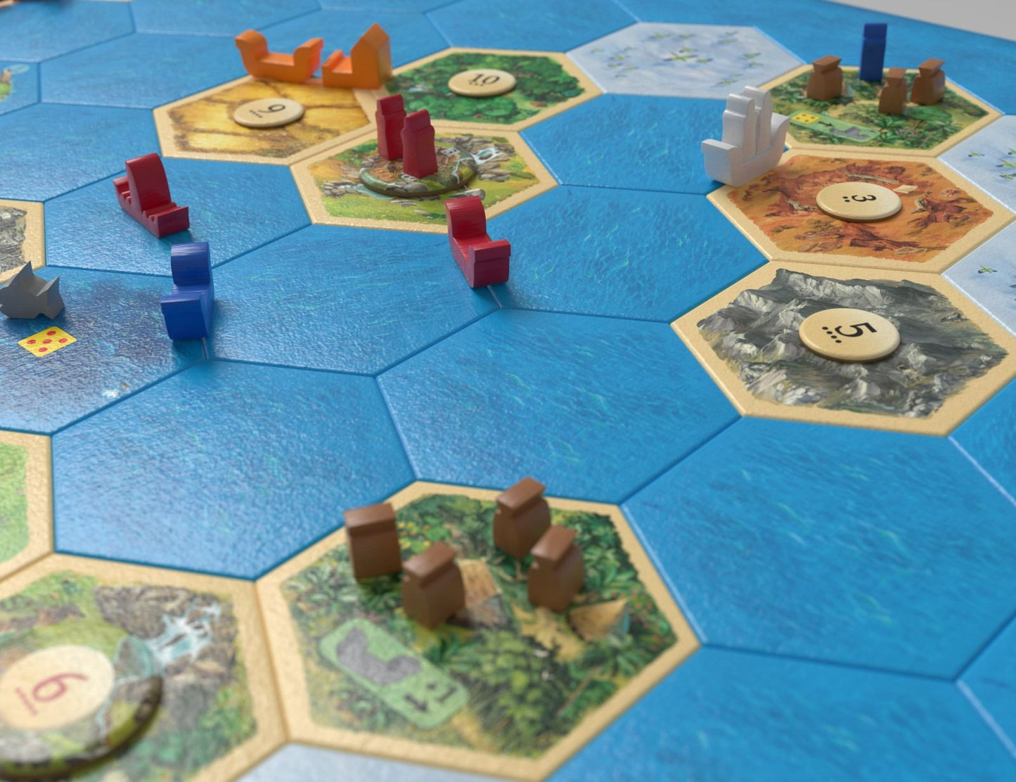 Catan (6th Edition) Explorers and Pirates Expansion Board Game
