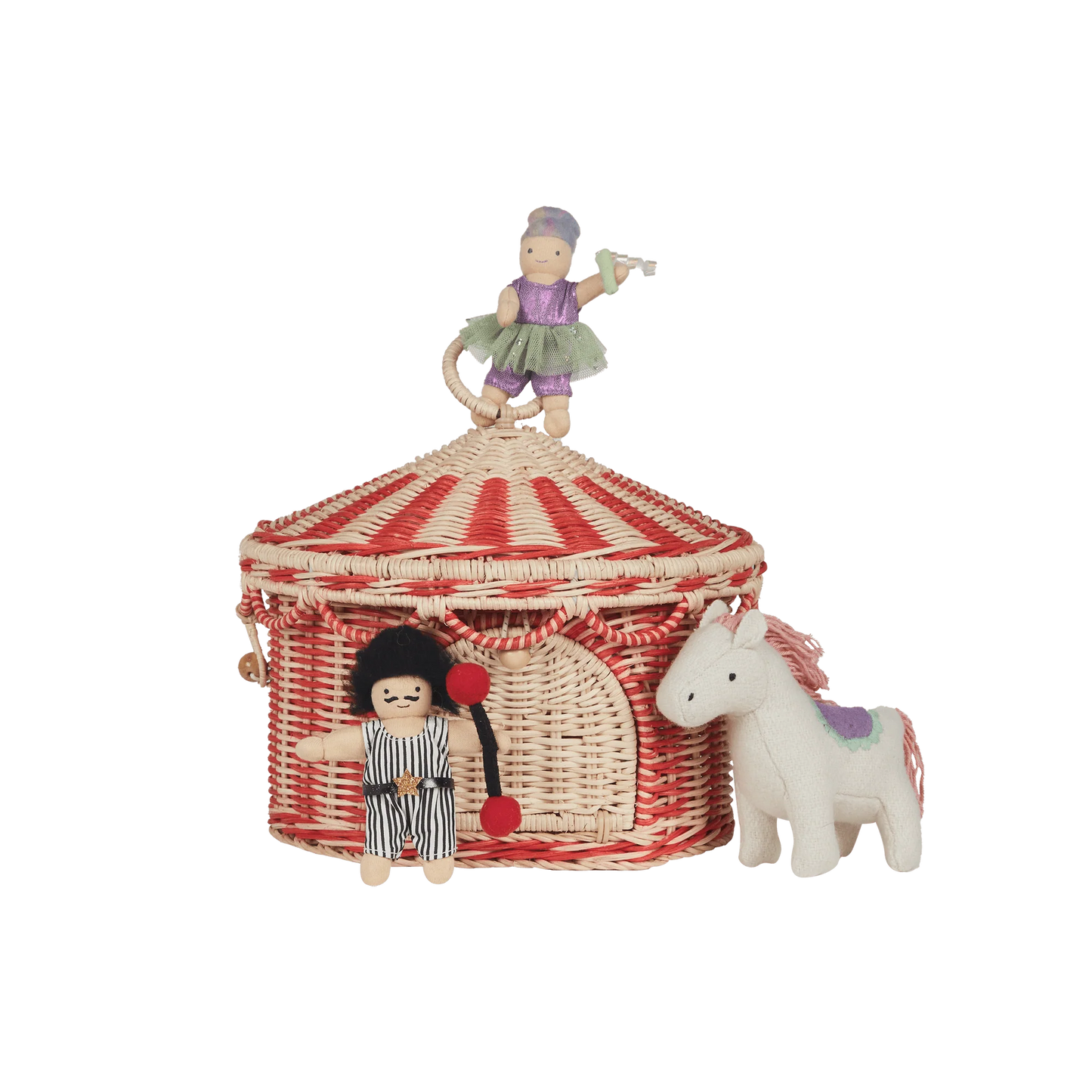 Olli Ella - Cricus Tent Toy Basket