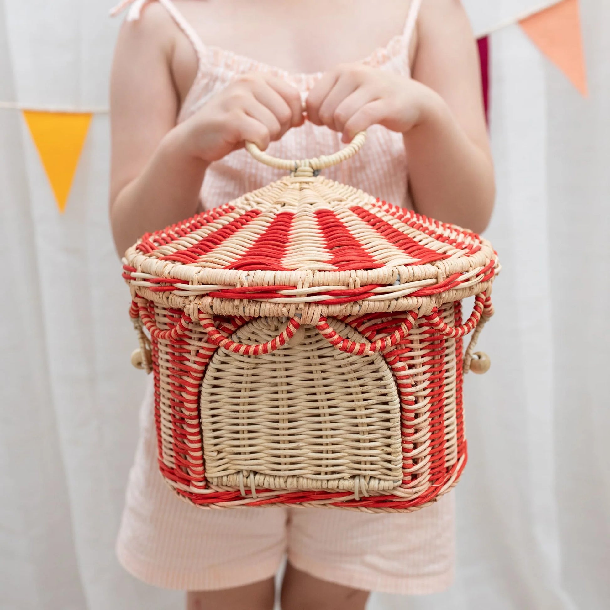 Olli Ella - Cricus Tent Toy Basket