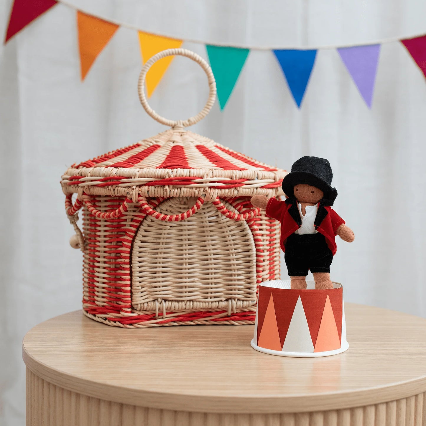 Olli Ella - Cricus Tent Toy Basket