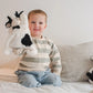 Nana Huchy - Clover the Cow Hoochy Coochie Puppet Comforter | Black & White
