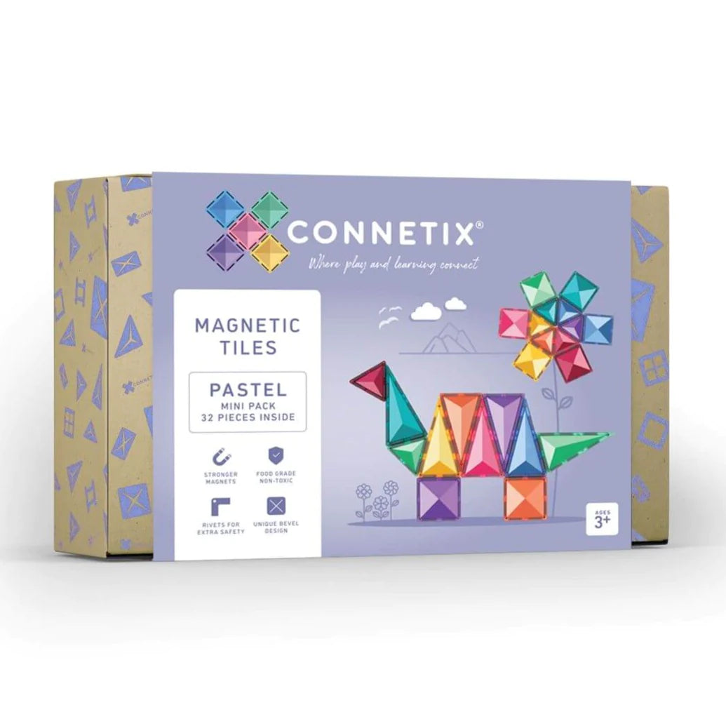 Connetix Tiles 32 Piece Pastel Mini Pack