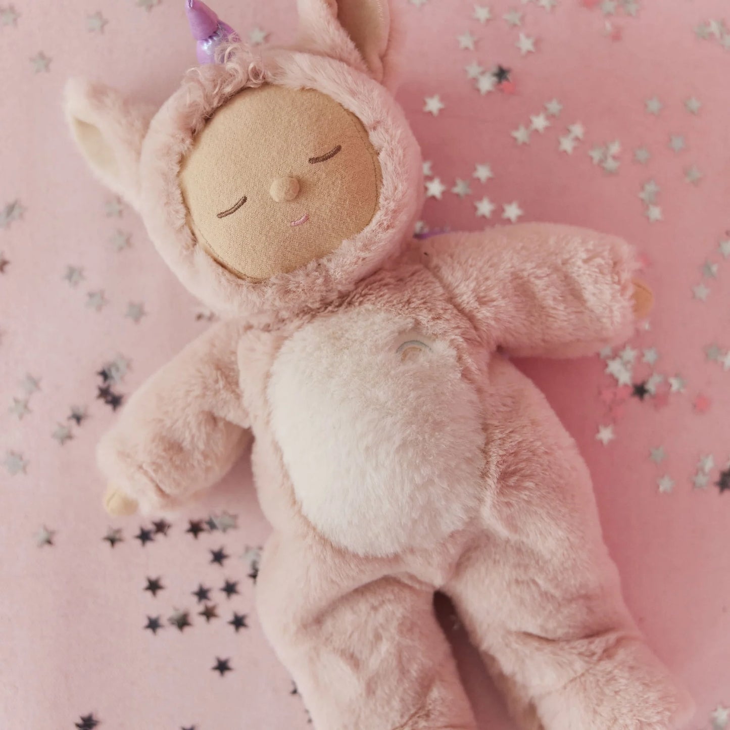 Olli Ella - Cozy Dinkums - Unicorn | Sugarpie - Pink