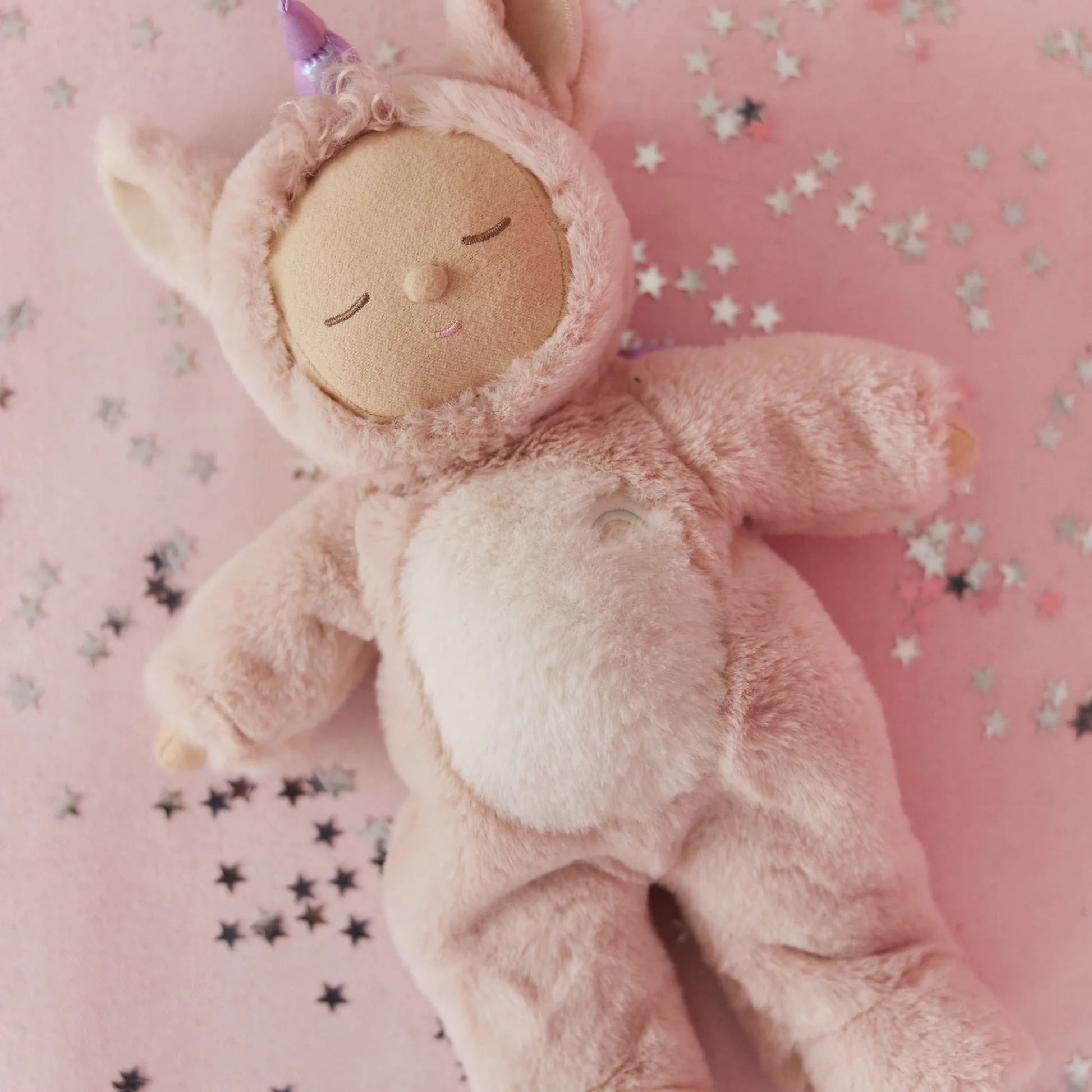 Olli Ella - Cozy Dinkums - Unicorn | Sugarpie - Pink