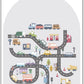 SmartyPals - Busy Road Magnet Set