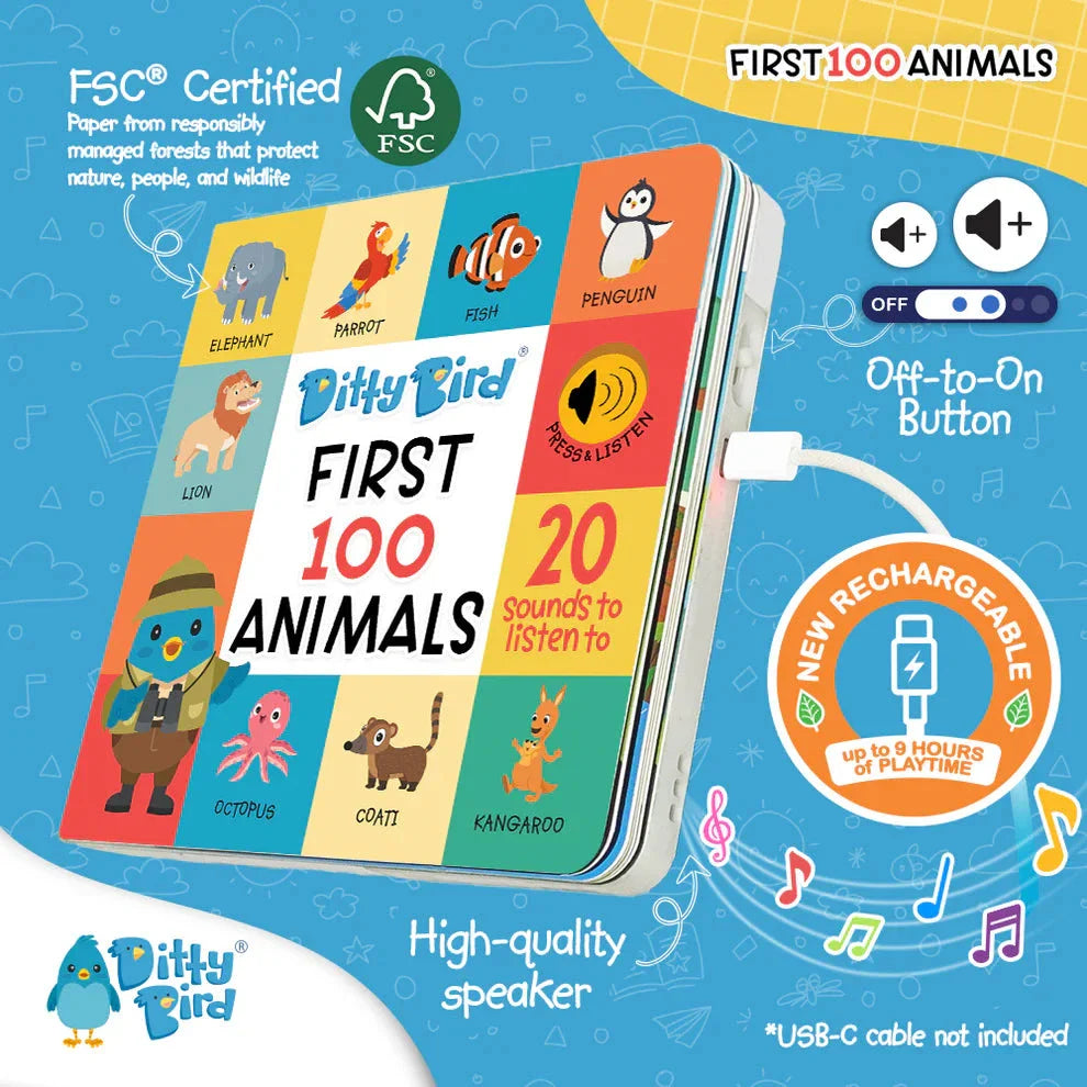 Ditty Bird - First 100 Animals