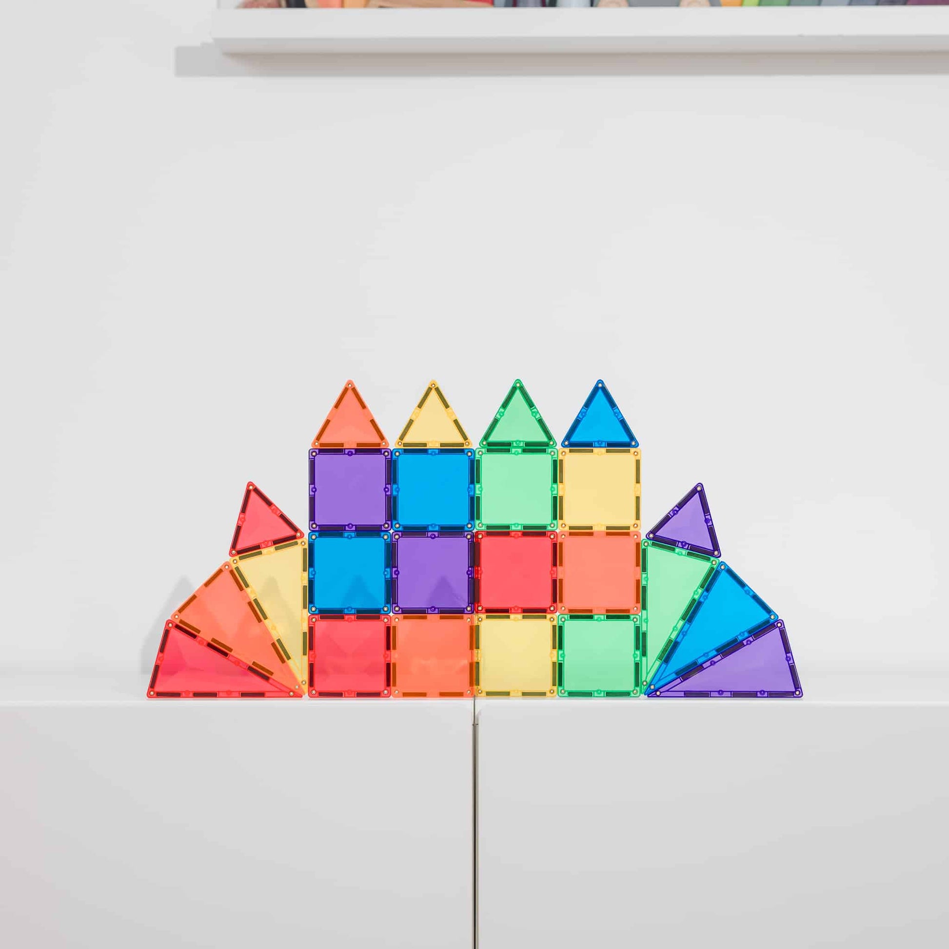 Connetix Tiles 24 Piece Rainbow Mini Pack