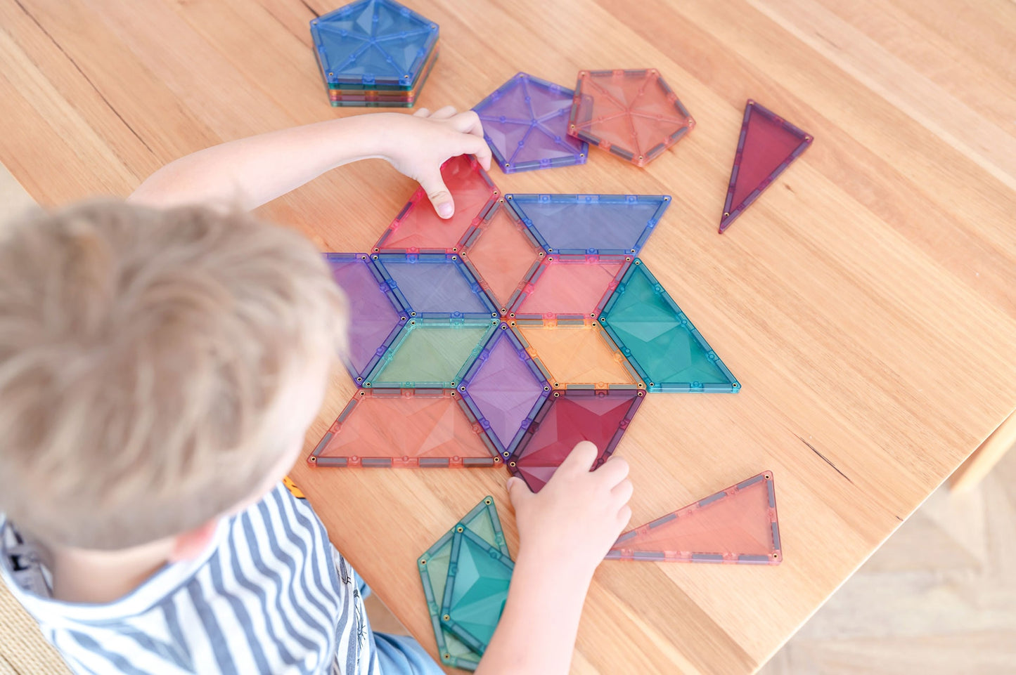 Connetix Tiles 48 Piece Pastel Shape Expansion Pack