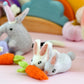 Tara Treasures - 5 Felt Carrots