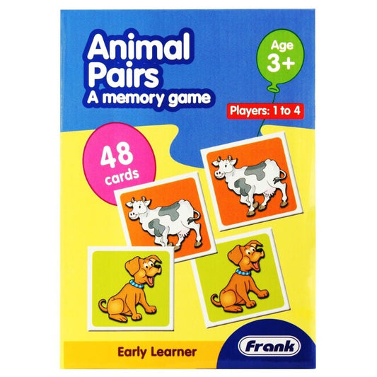 Animal Pairs Memory Game