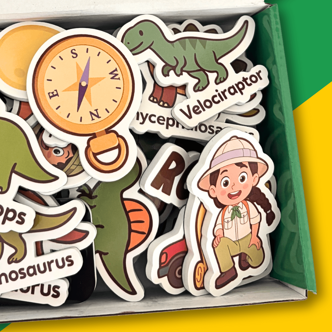SmartyPals - Dino Discovery Magnet Set | Dinosaur Magnets For Kids Imaginative Play