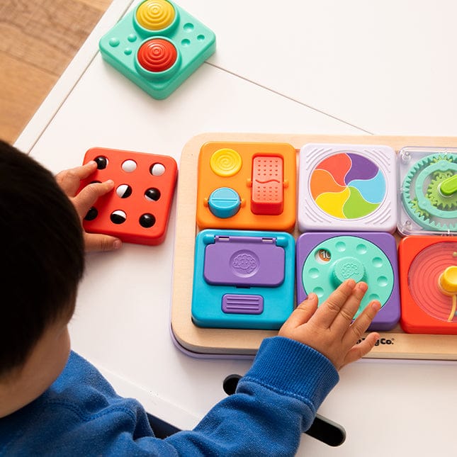 Fat Brain - PlayTab Sensory Set 4 (Gears, Lenticular and Squeaker Tile)