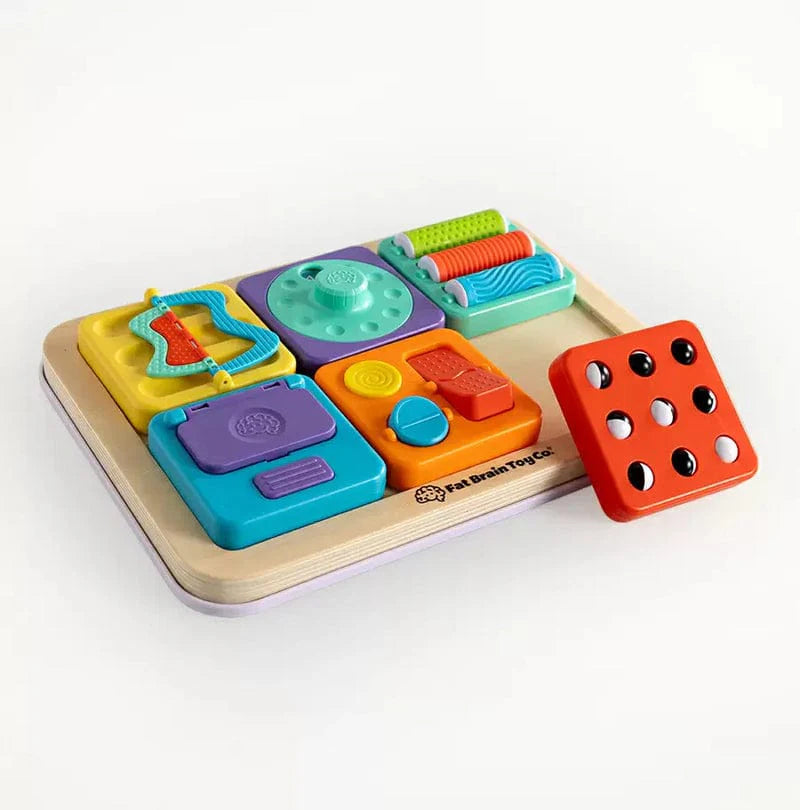 Fat Brain - PlayTab Sensory Set 4 (Gears, Lenticular and Squeaker Tile)