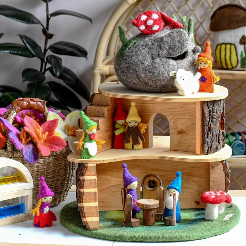 Tara Treasures - Toadstool Mushroom Play Mat Playscape