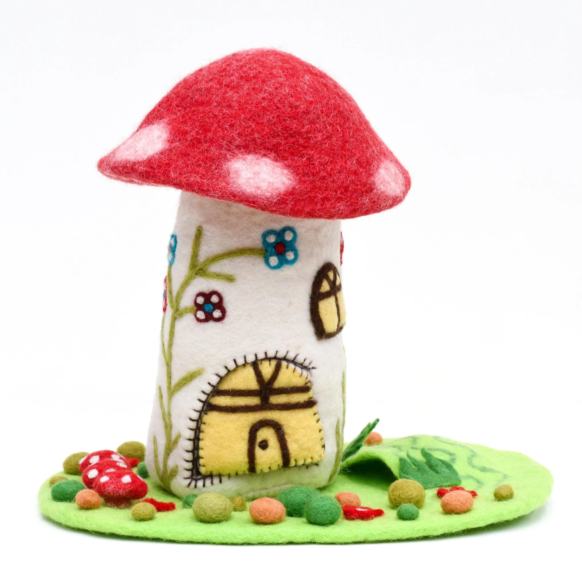 Tara Treasures - Fairy Toadstool Garden Play Mat Playscape