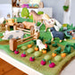 Tara Treasures - Large Farm Play Mat Playscape