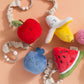 Living Textiles - 2 Pack Mini Market Brunch Stroller Toys | Watermelon & Blueberry