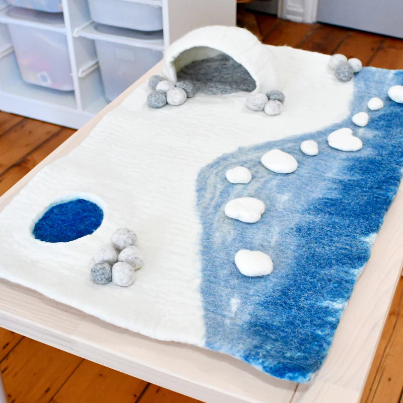 Tara Treasures - Large Arctic Antarctic Polar Play Mat Playscape