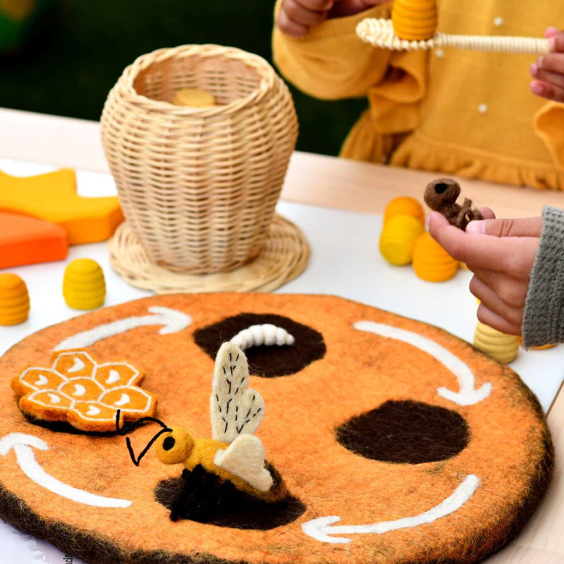 Tara Treasures - Lifecycle of a Honey Bee Felt Toys