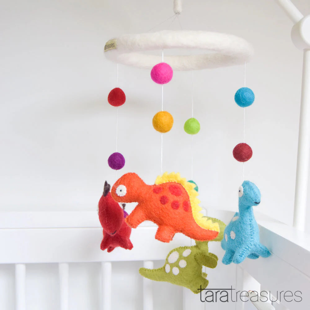 Tara Treasures - Nursery Cot Mobile | Dinosaurs