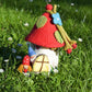 Tara Treasures - Fairies and Gnomes House - Red Roof