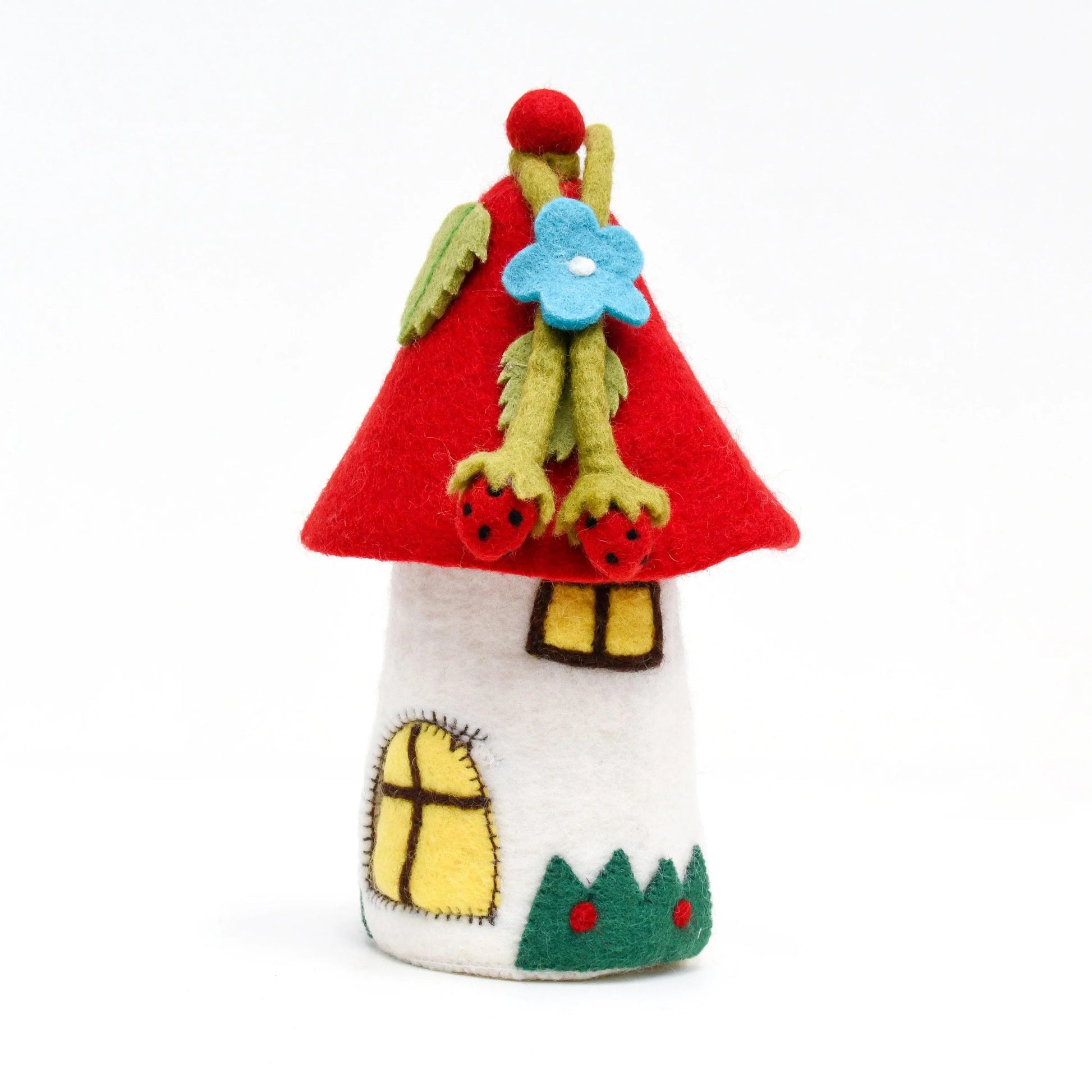 Tara Treasures - Fairies and Gnomes House - Red Roof
