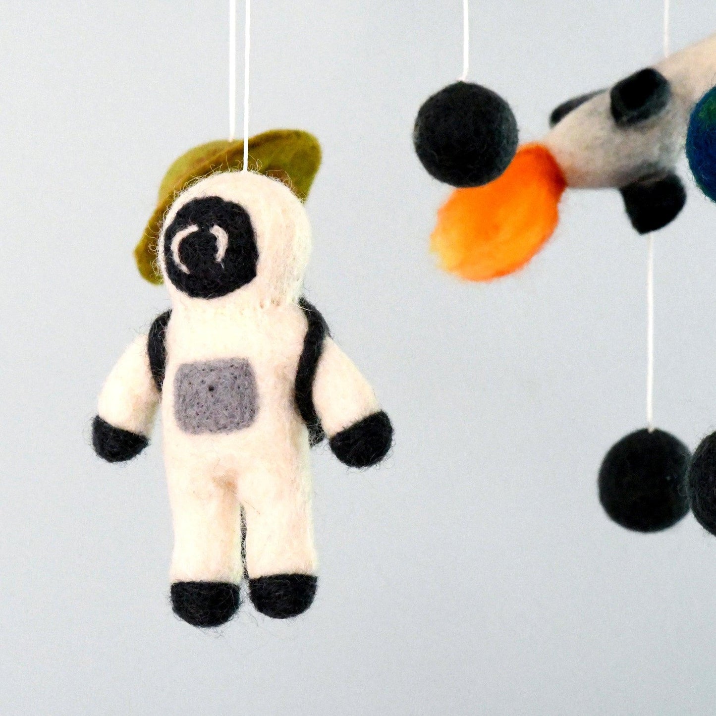 Tara Treasures - Nursery Cot Mobile | Outer Space, Rocket and Astronaut