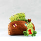 Tara Treasures - 5 Little Speckled Frogs with Log Bag Finger Puppet Set