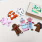 Tara Treasures - Gingerbread Man Story, Finger Puppet Set
