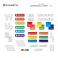 Connetix Tiles 134 Piece Super Ball Run Pack