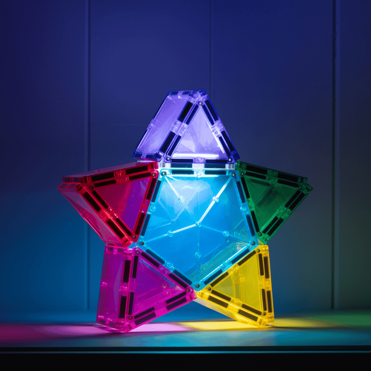 Connetix Tiles 28 Piece Light Star Pack