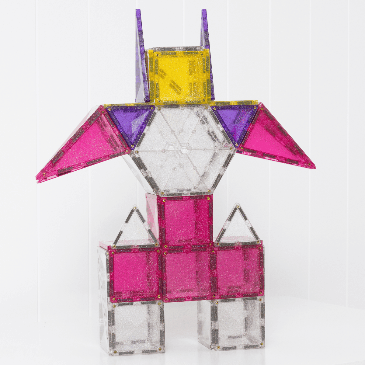 Connetix Tiles 56 Piece Glitter Unicorn Pack