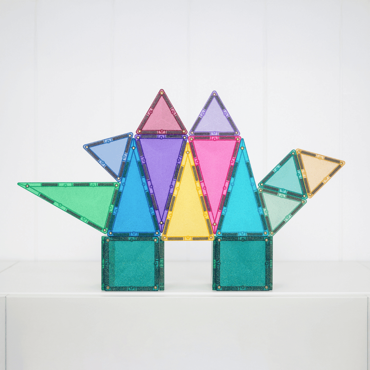 Connetix Tiles 48 Piece Glitter Castle Pack