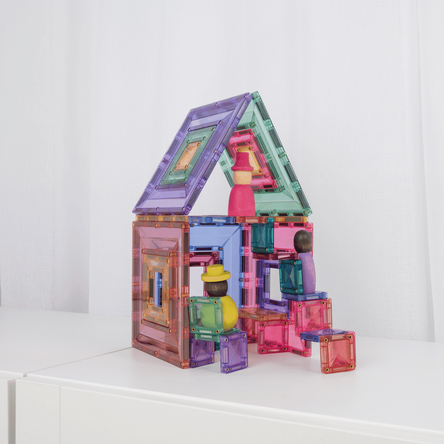 Connetix Tiles 48 Piece Pastel Portal Pack