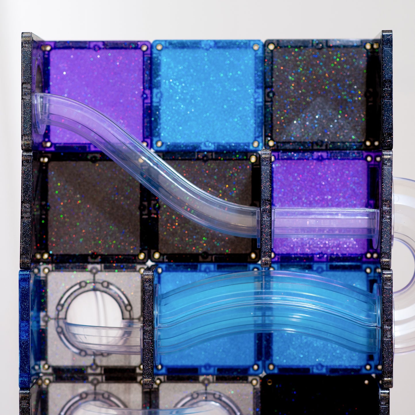 Connetix Tiles 61 Piece Ball Run Galaxy Pack
