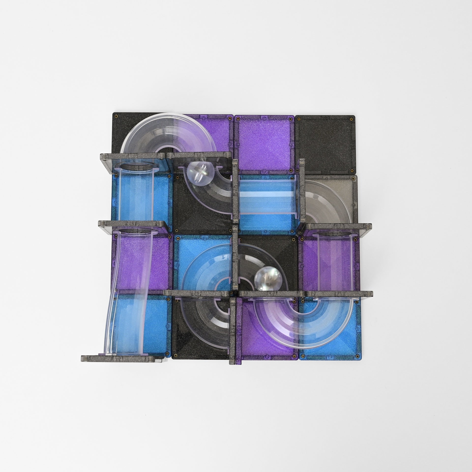 Connetix Tiles 61 Piece Ball Run Galaxy Pack