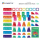 Connetix Tiles 104 Piece Bright Creative Pack