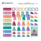 Connetix Tiles 104 Piece Pastel Creative Pack