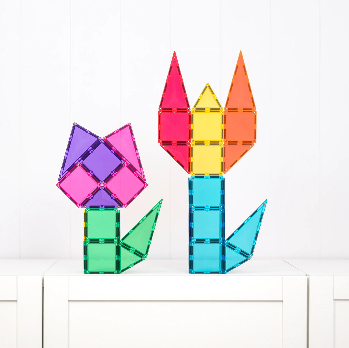 Connetix Tiles 56 Piece Bright Starter Pack