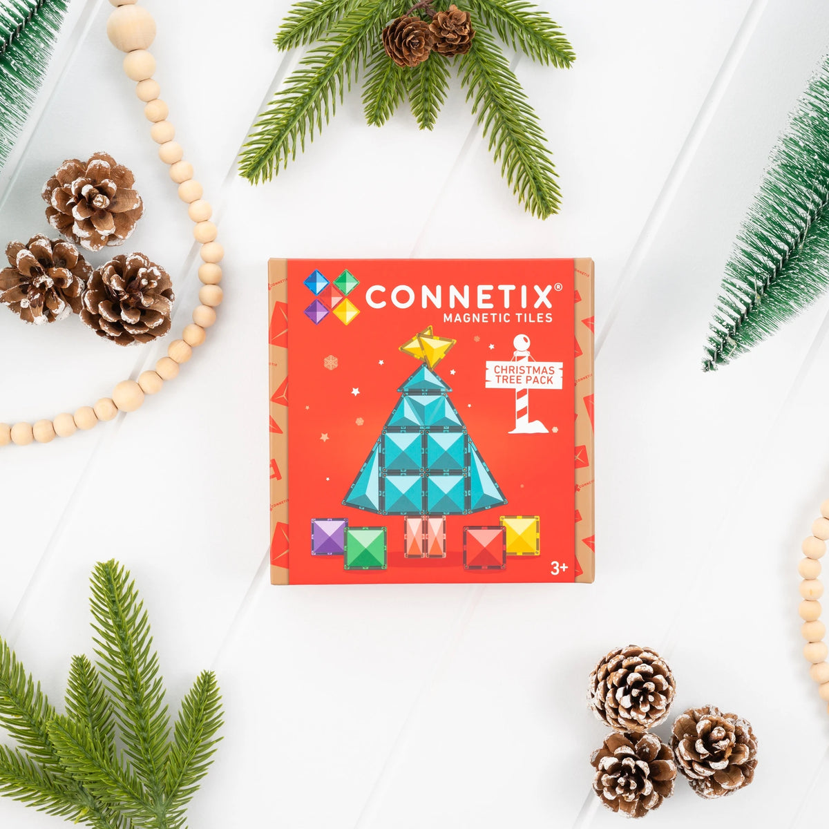 Connetix Tiles 16 Piece Christmas Tree Pack