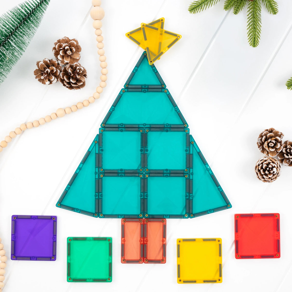 Connetix Tiles 16 Piece Christmas Tree Pack