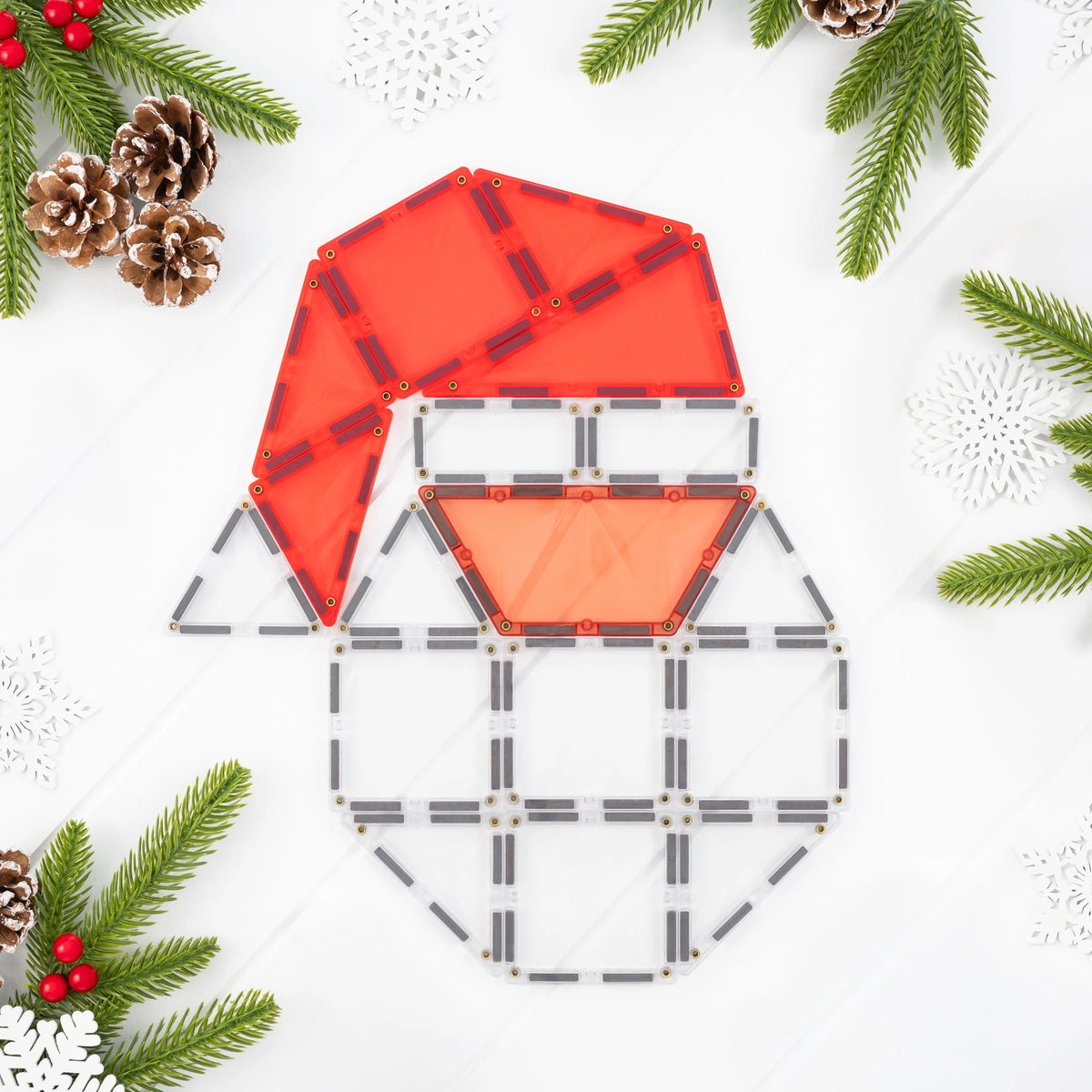 Connetix Tiles 17 Piece Christmas Santa Pack
