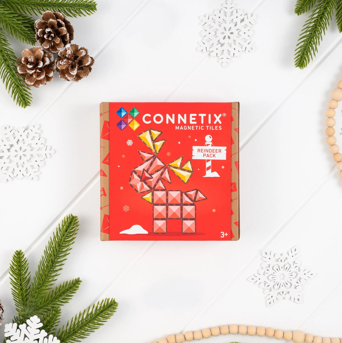 Connetix Tiles 25 Piece Christmas Reindeer Pack