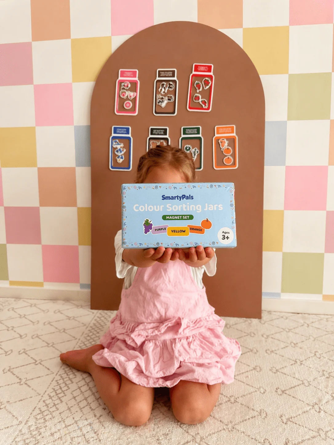 SmartyPals - Magnetic Colour Sorting Jars | Montessori Sorting Jars