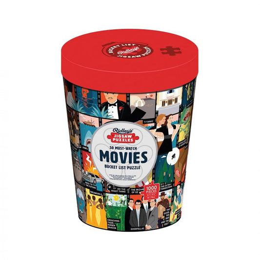 Bucket List Must Watch Movies Puzzle 1000 Piece