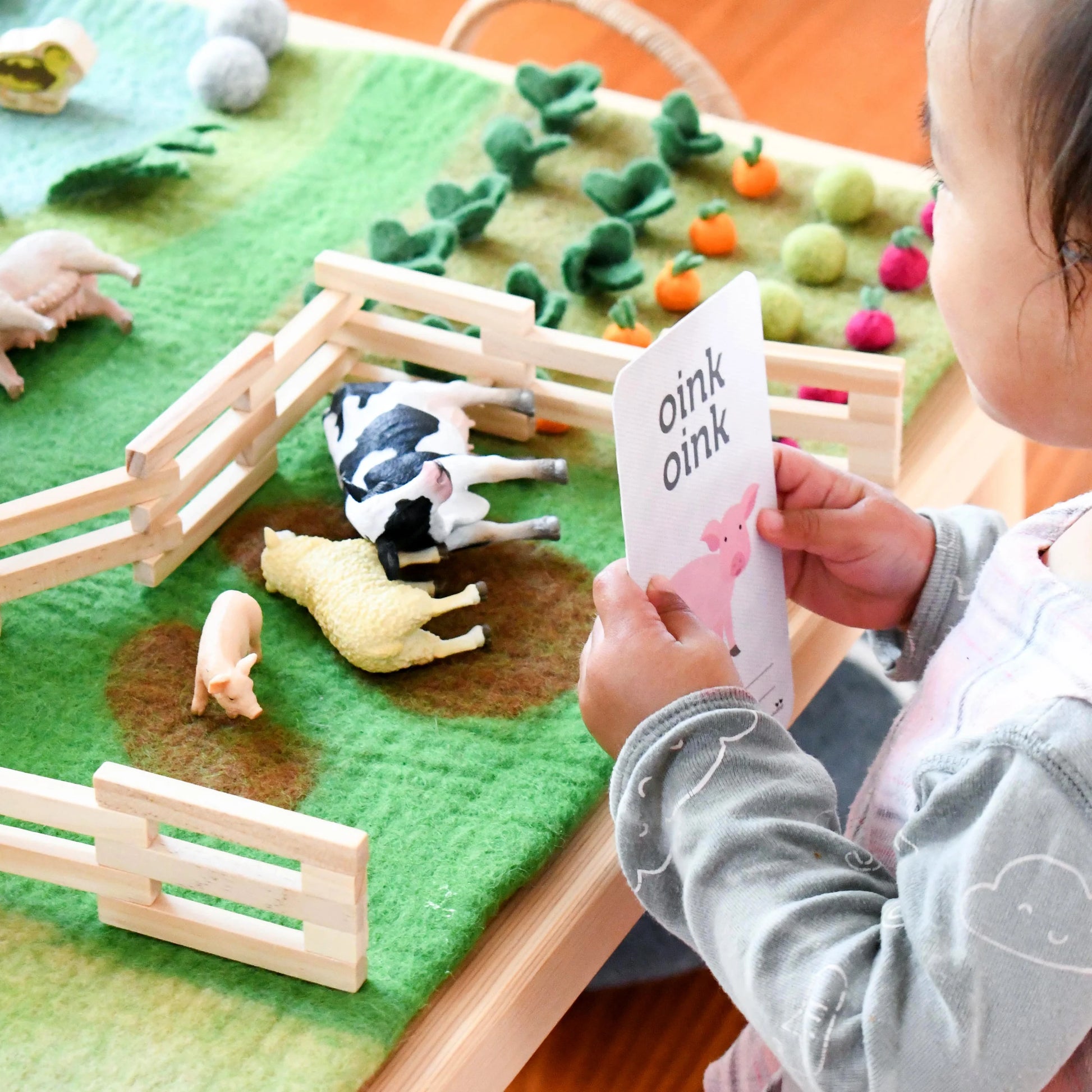 Tara Treasures - Large Farm Play Mat Playscape