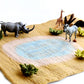 Tara Treasures - Large Safari Play Mat Playscape