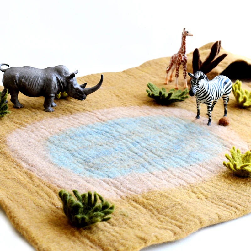 Tara Treasures - Large Safari Play Mat Playscape